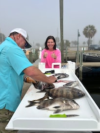 Fishing Christmas morning was a first! This town is wonderful and welcoming!!