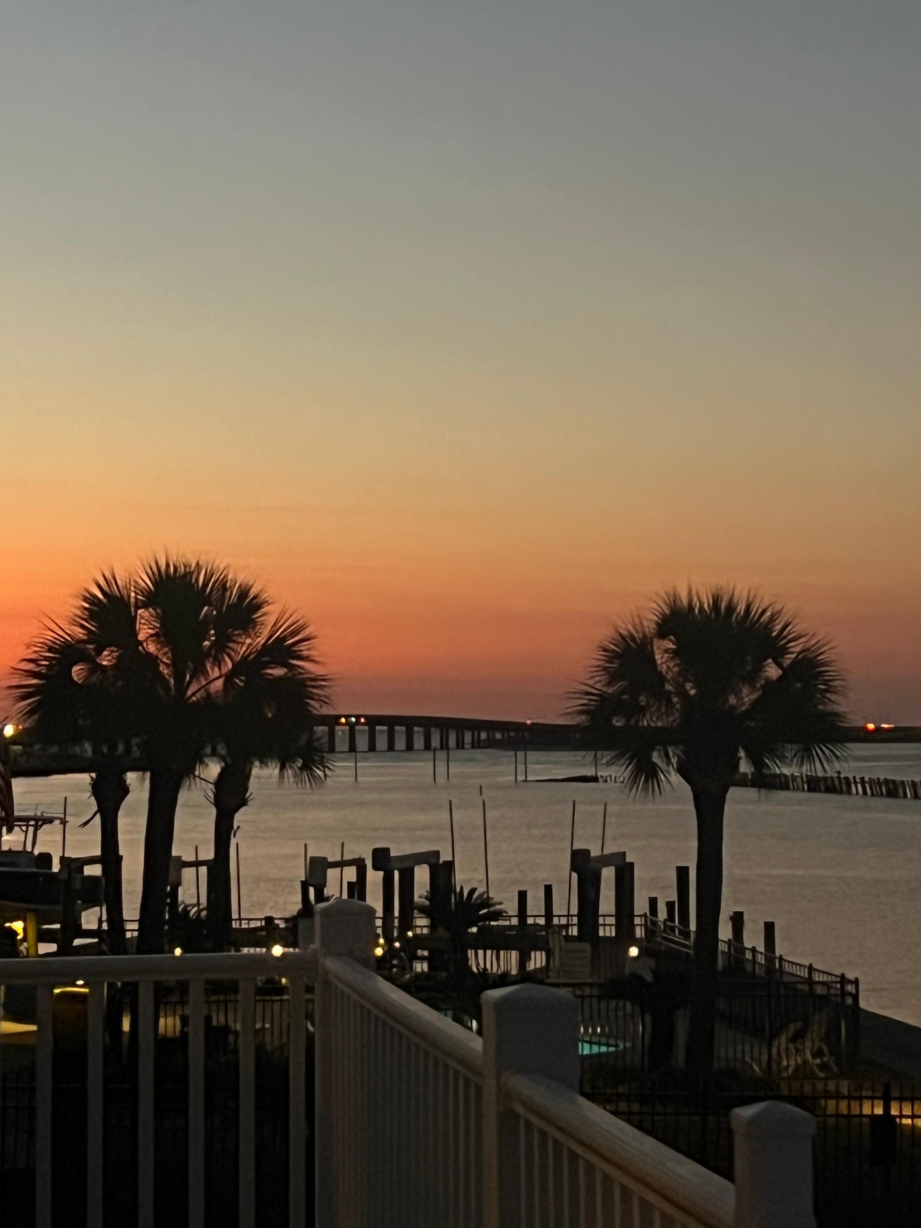 Sunset from the deck! 