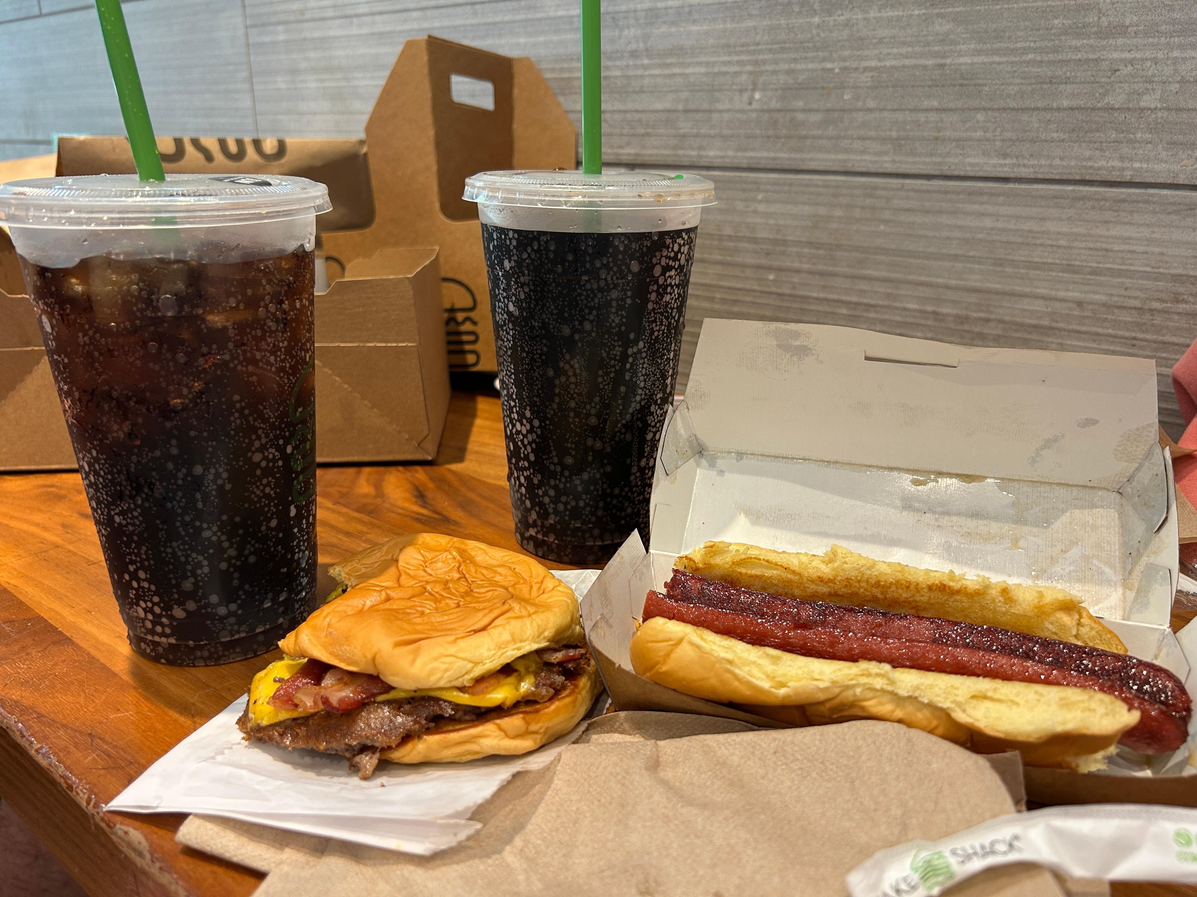 Lunch at shake shack- so tasty