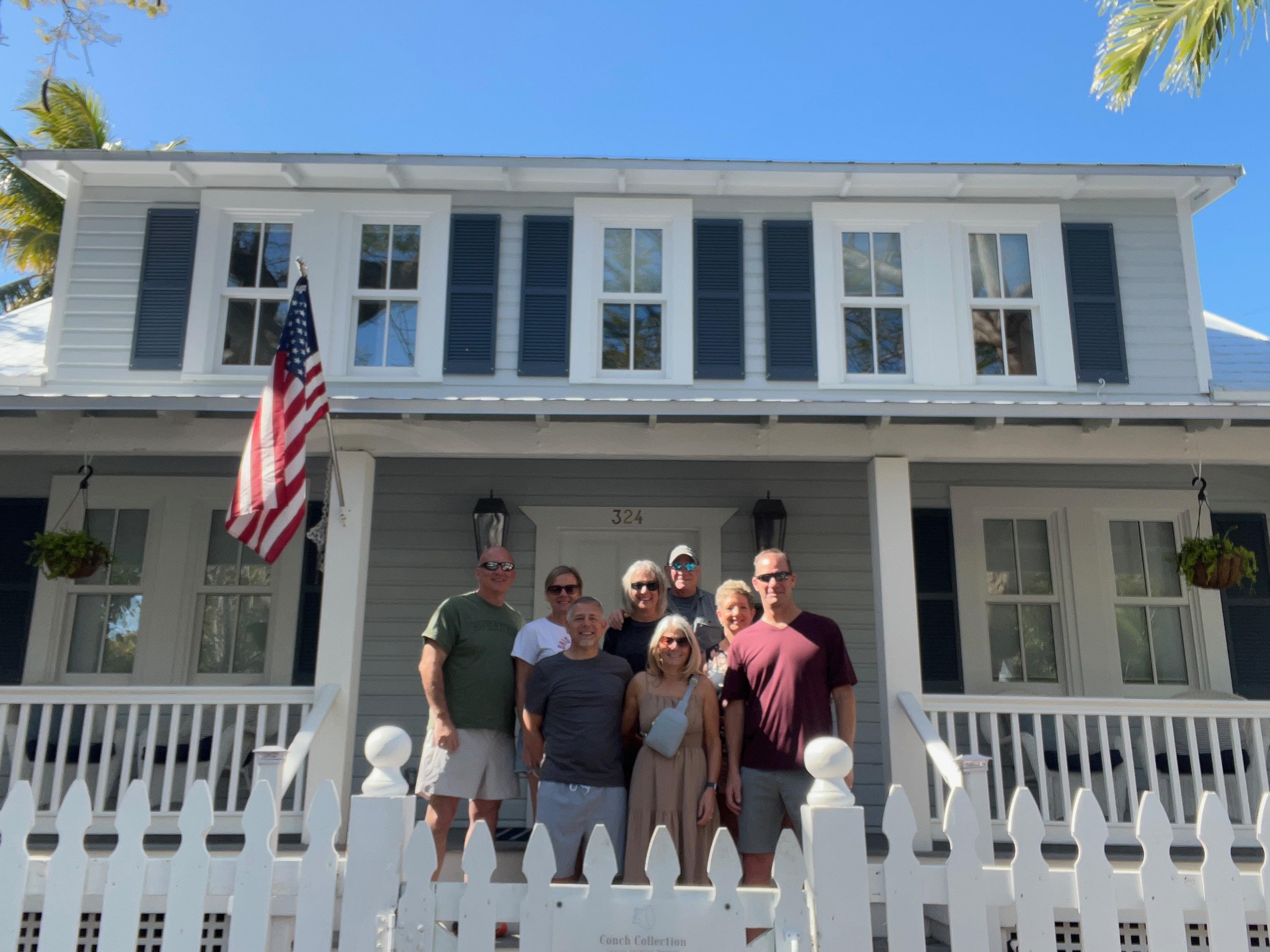 Our group of 8 on our last day