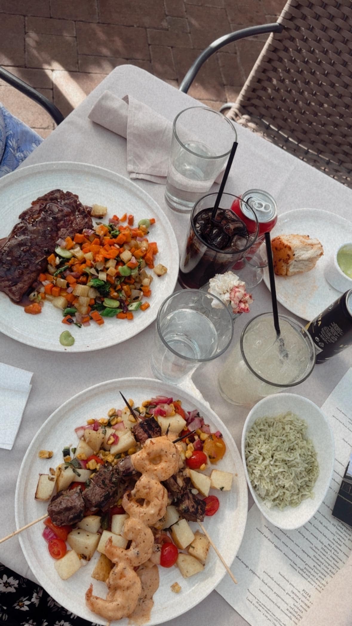 Dinner at their Restaurant