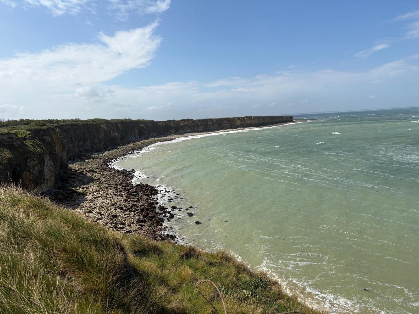 Prachtig uitzicht over de kust en zee