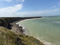Prachtig uitzicht over de kust en zee