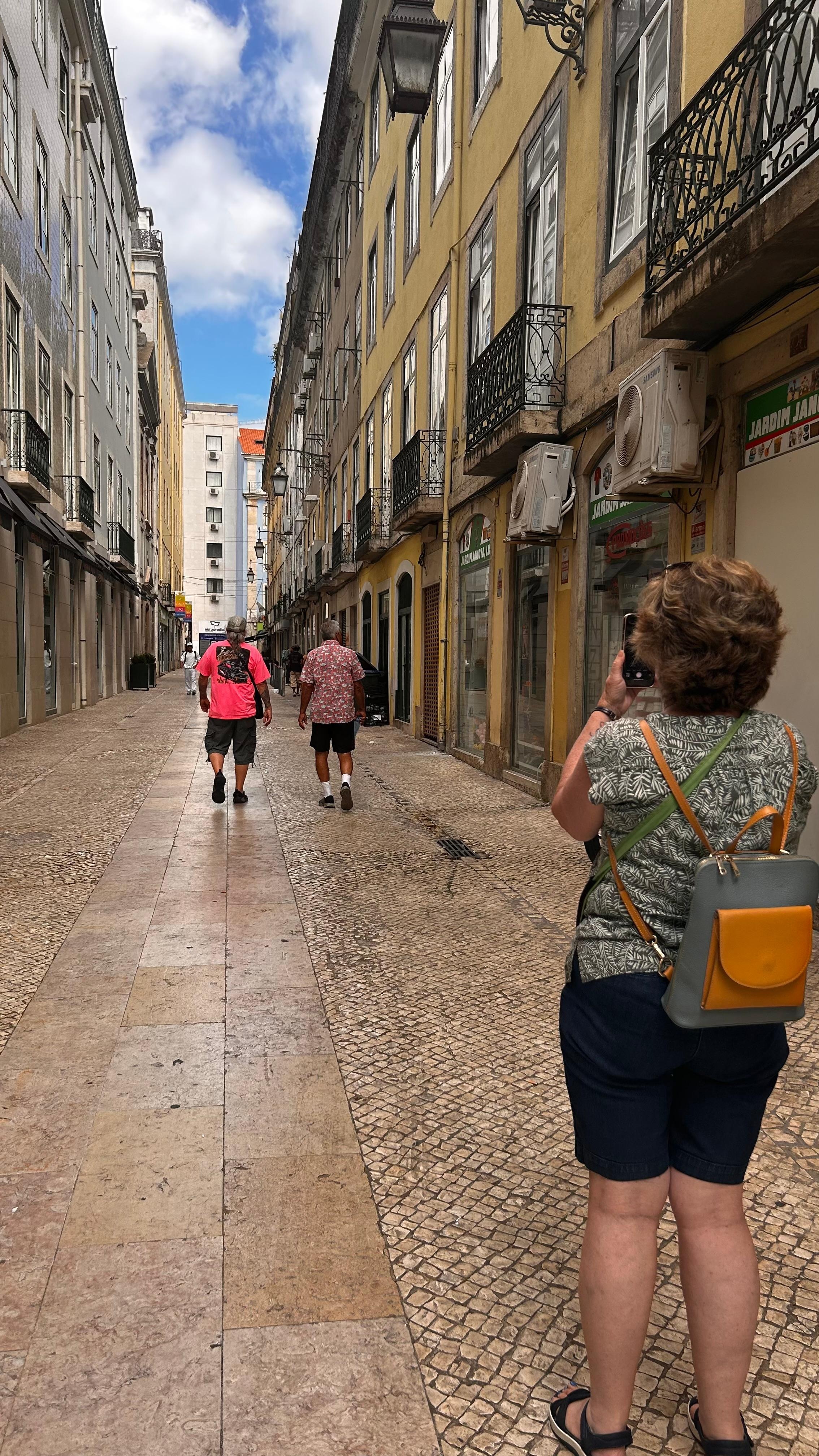 Alleyway by the entrance