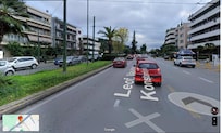 Six-lane road right outside the “suites”