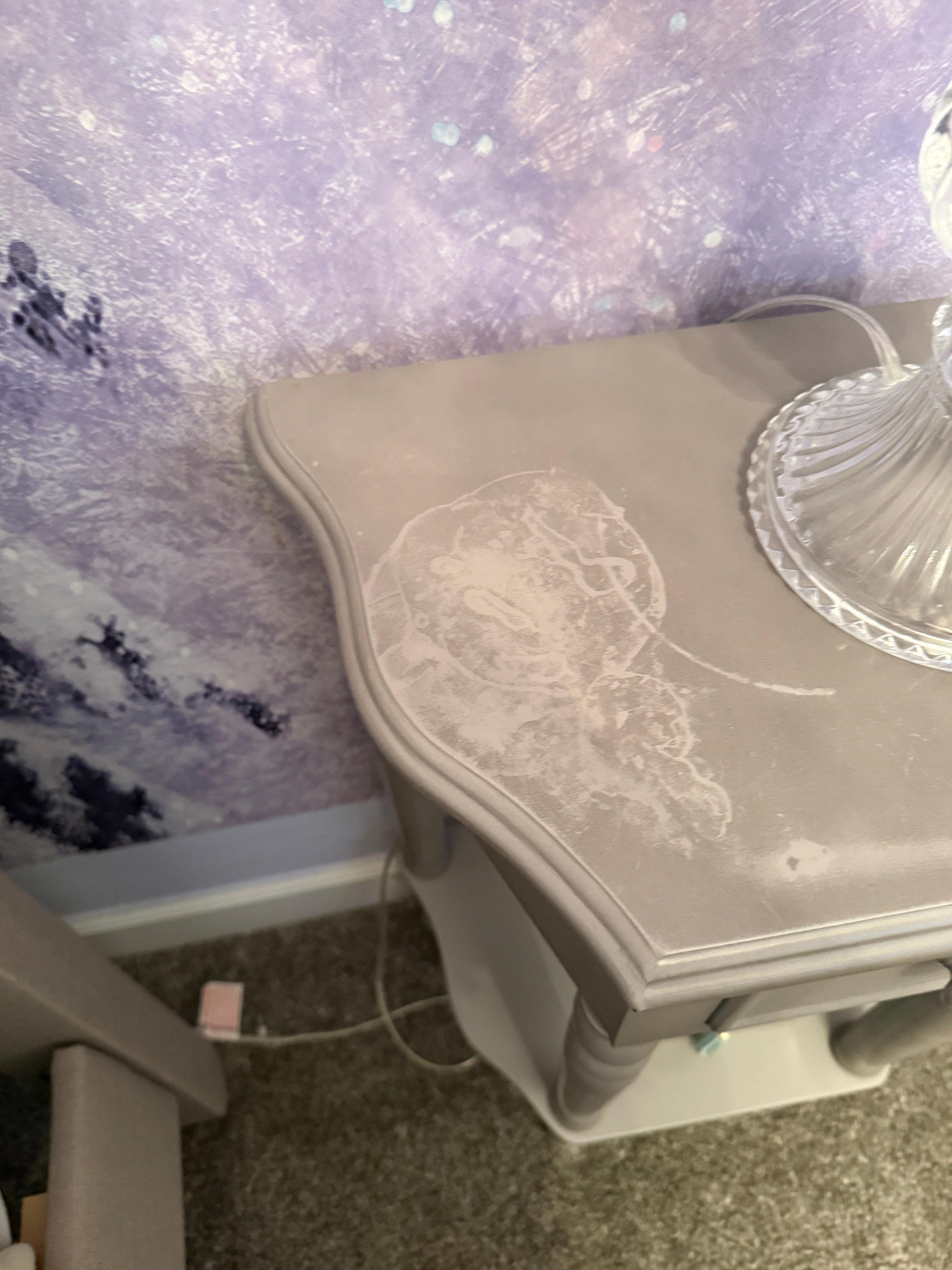 Damaged furniture in kids room 