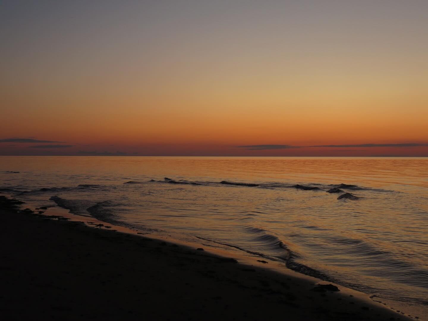 Calm waters of the ocean