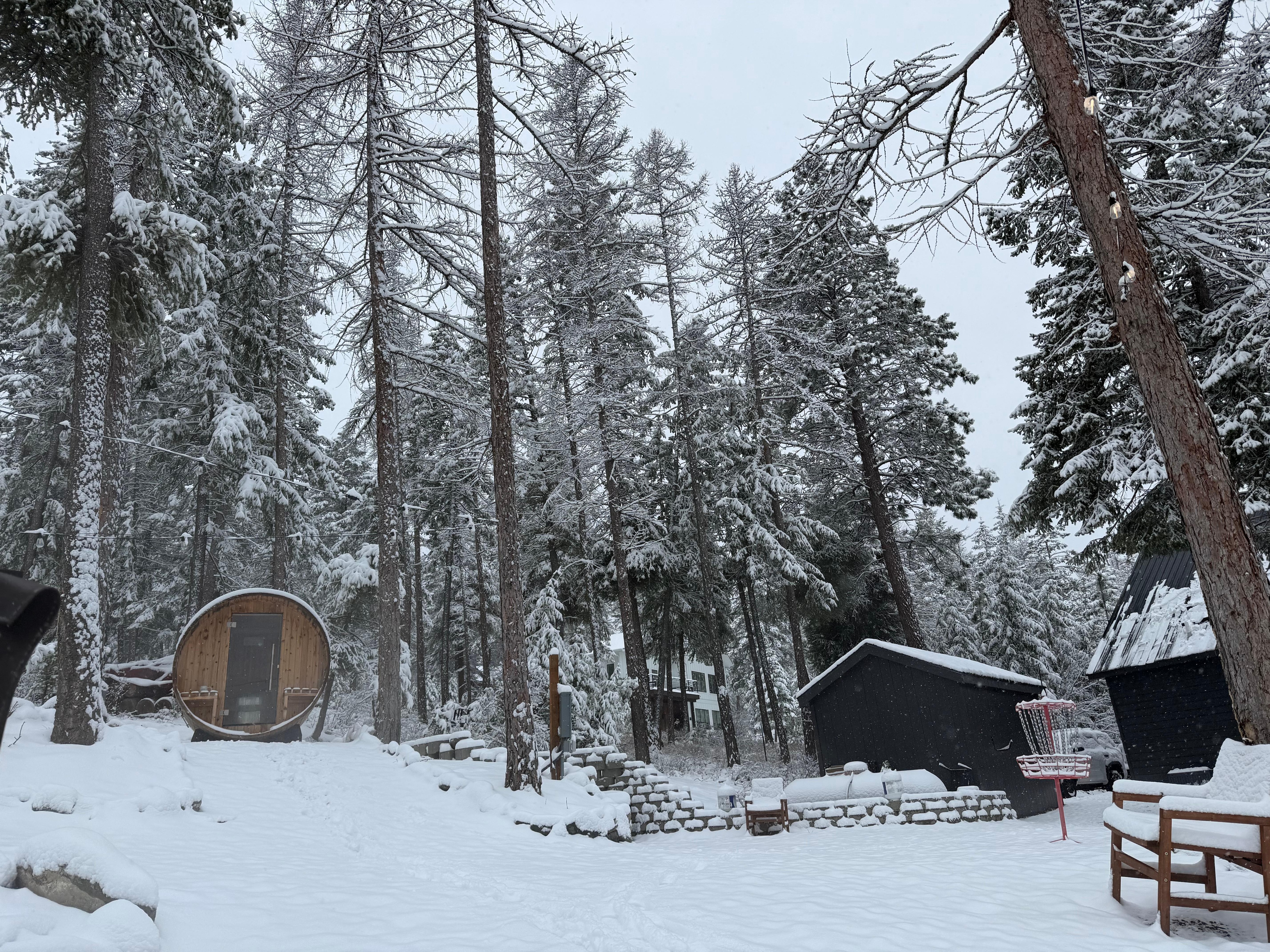 View from the hot tub