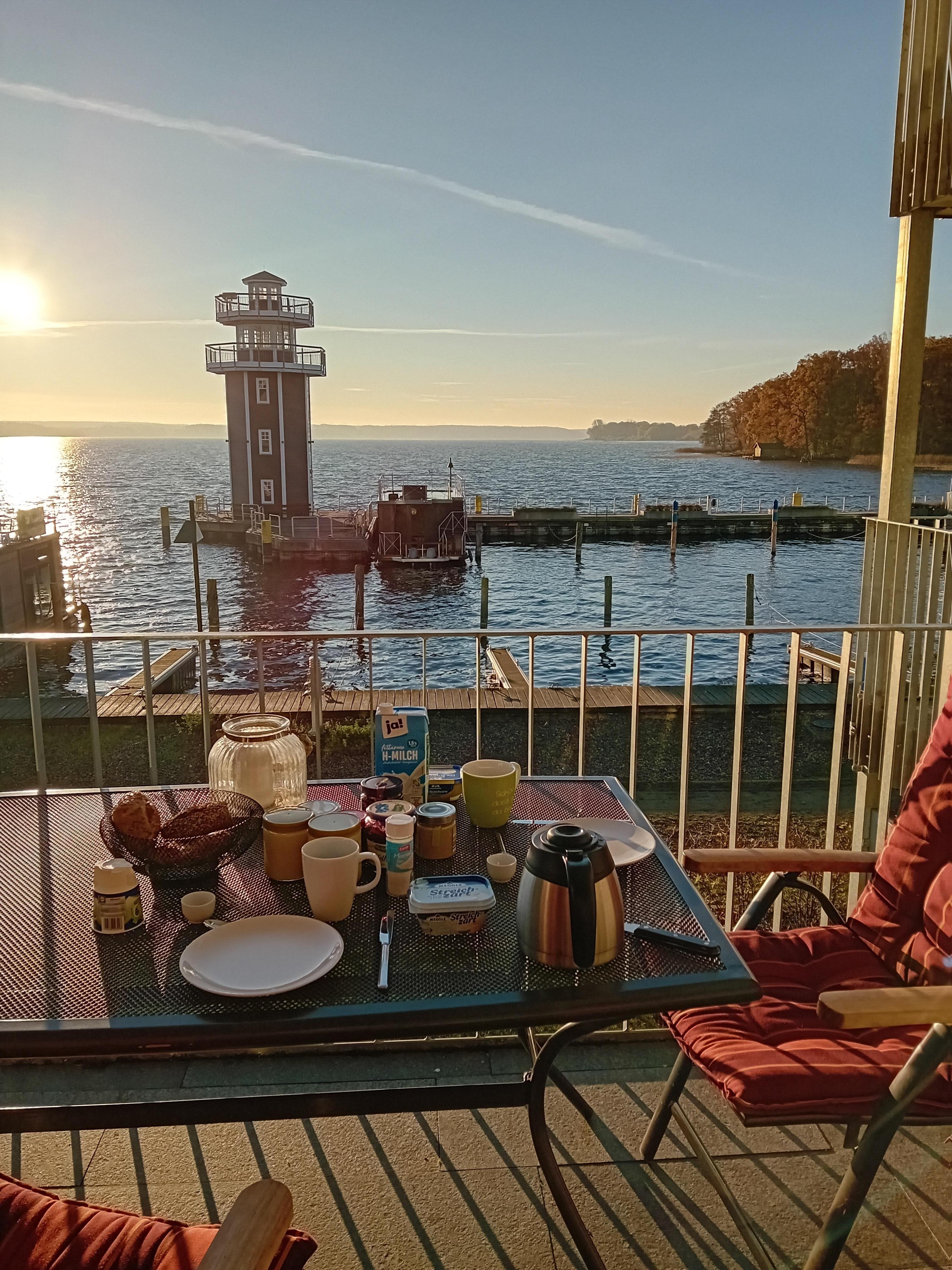 Ausblick beim Frühstück, wir haben November!!