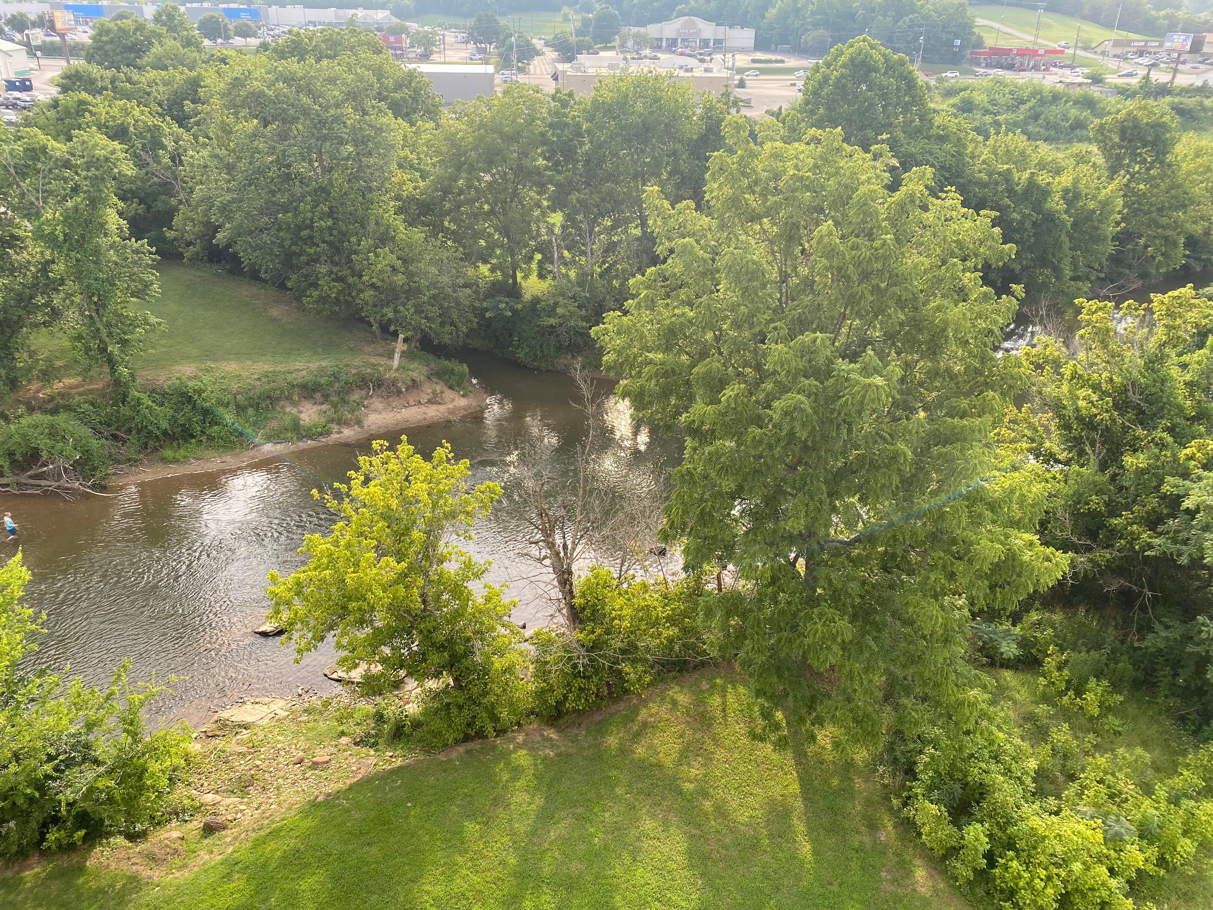 View of the river behind the condo