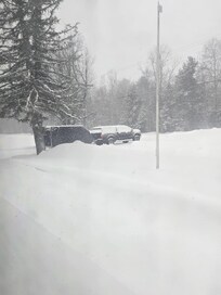 Snowed every day we were there.