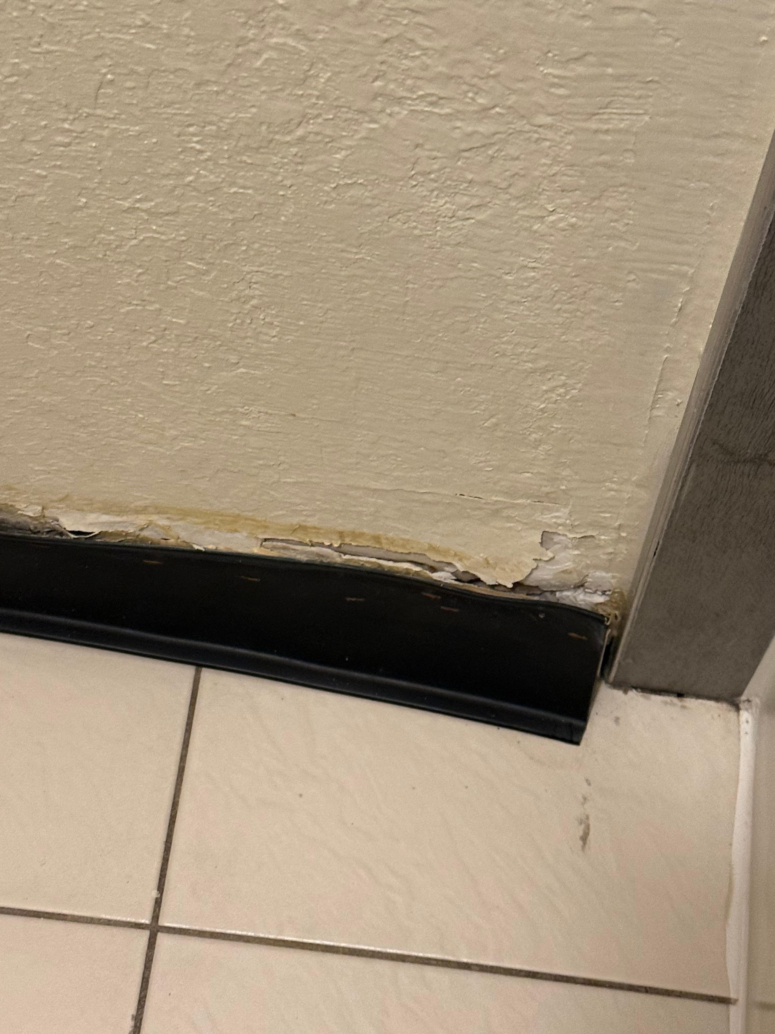 Bathroom bottom wall