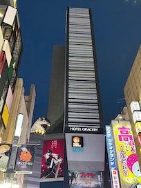 Godzilla at night