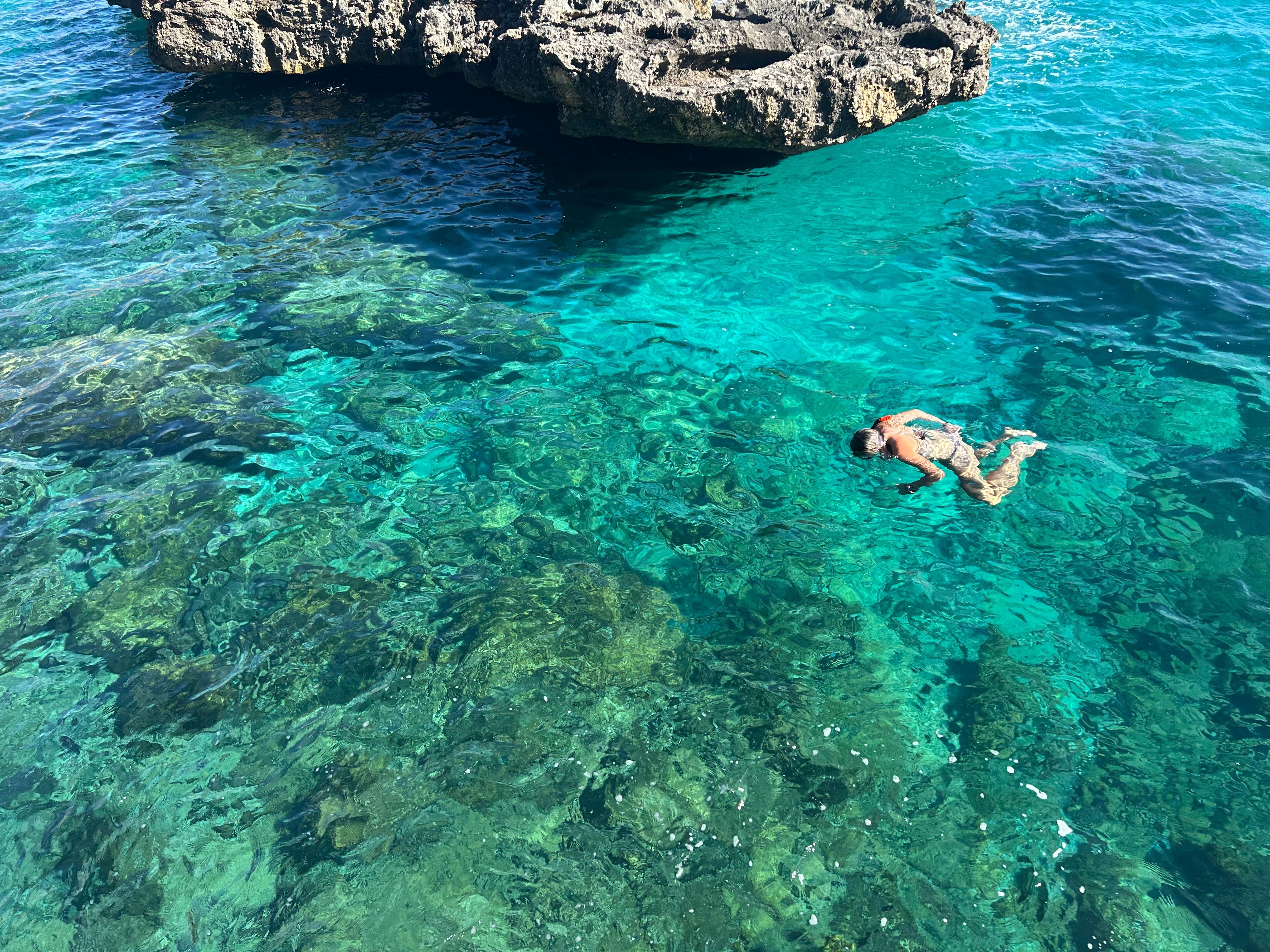 Right by hotel with lifeguards, omg.