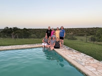 The pool at the ranch!