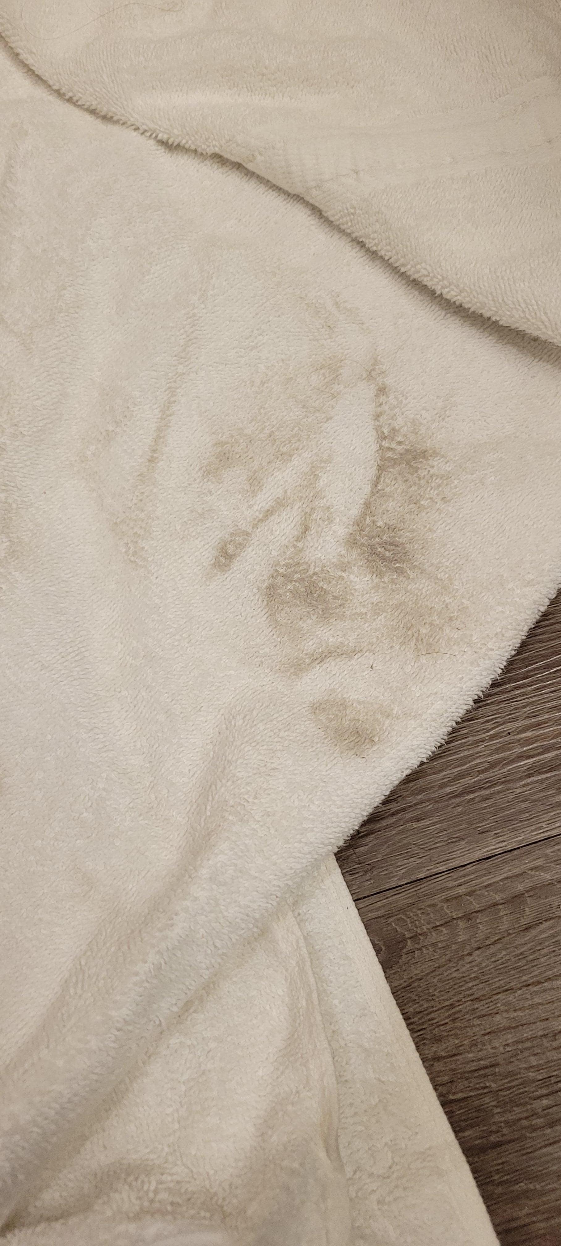 I wiped the floor with this towel and this is how dirty it was