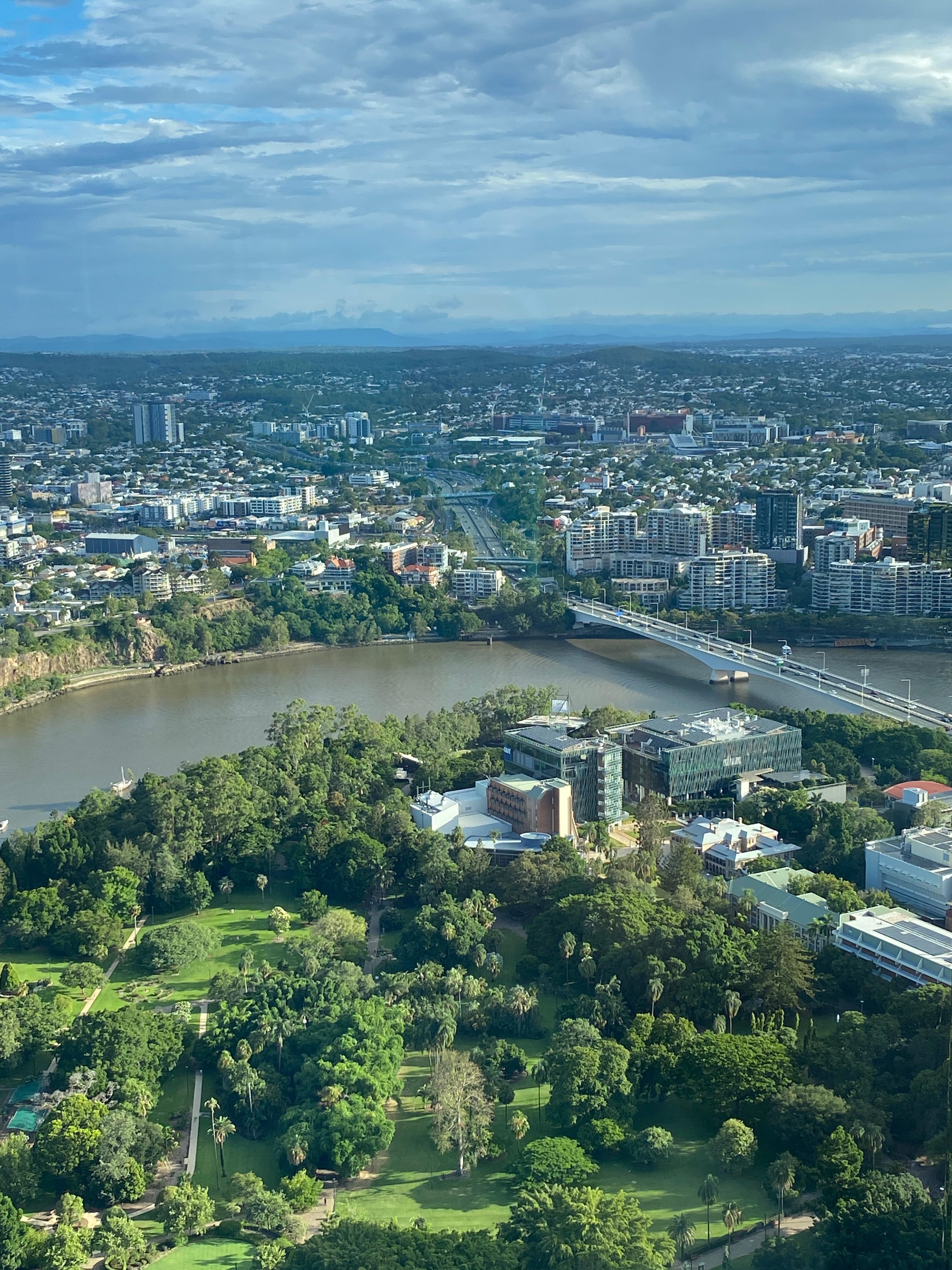 View from the pool area.