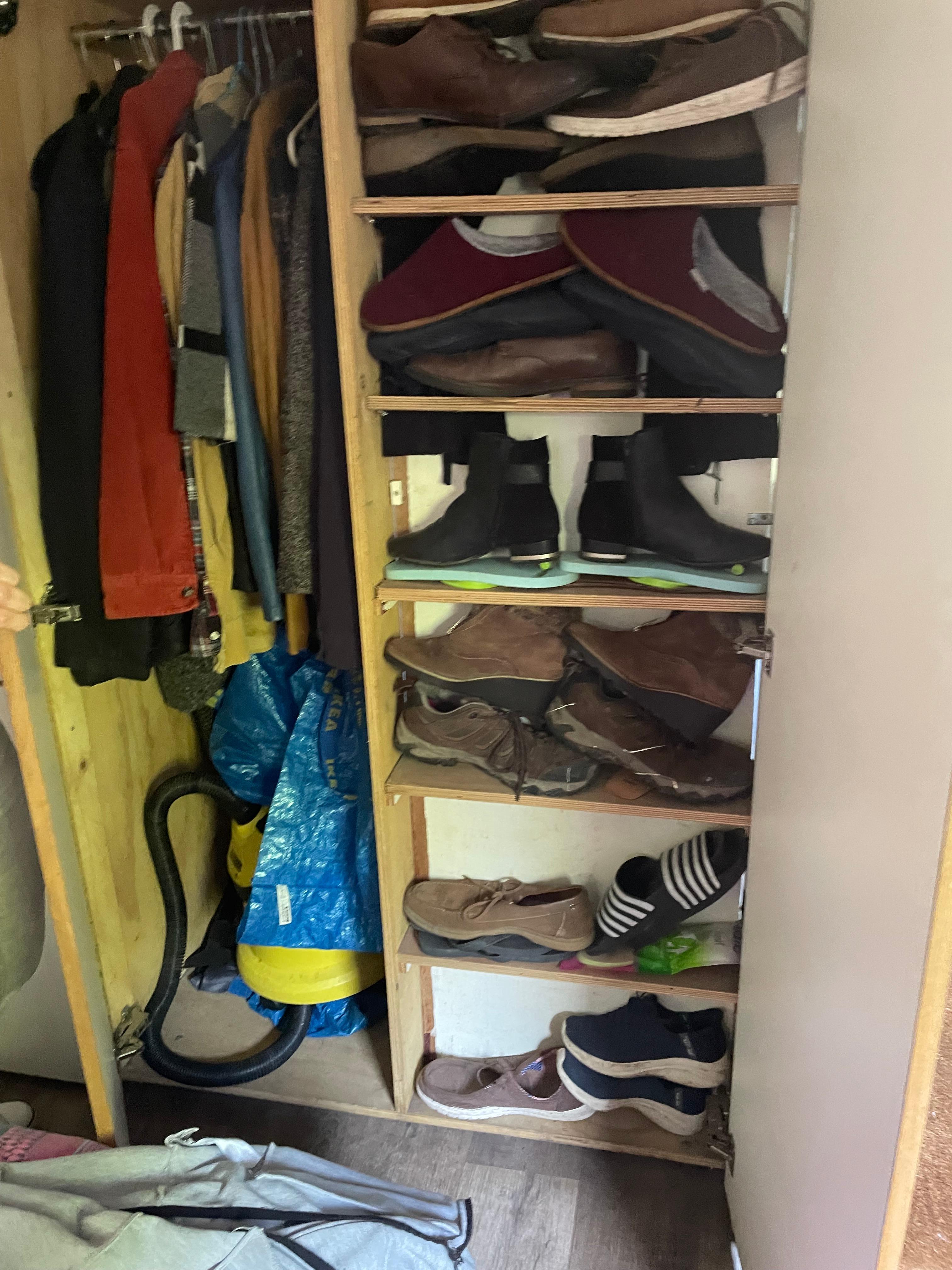 No space to put our belongings 