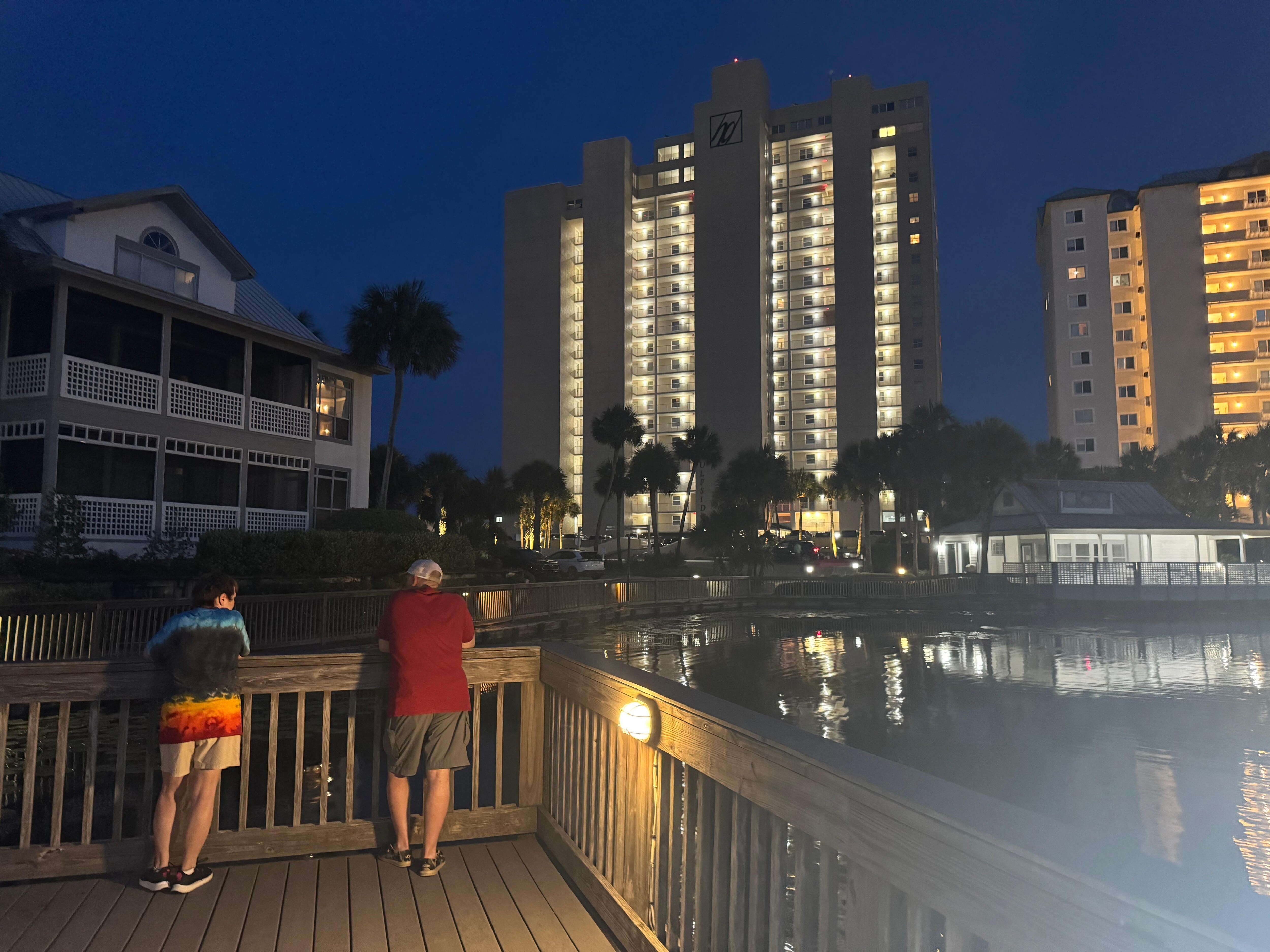 View of condo from the pond!