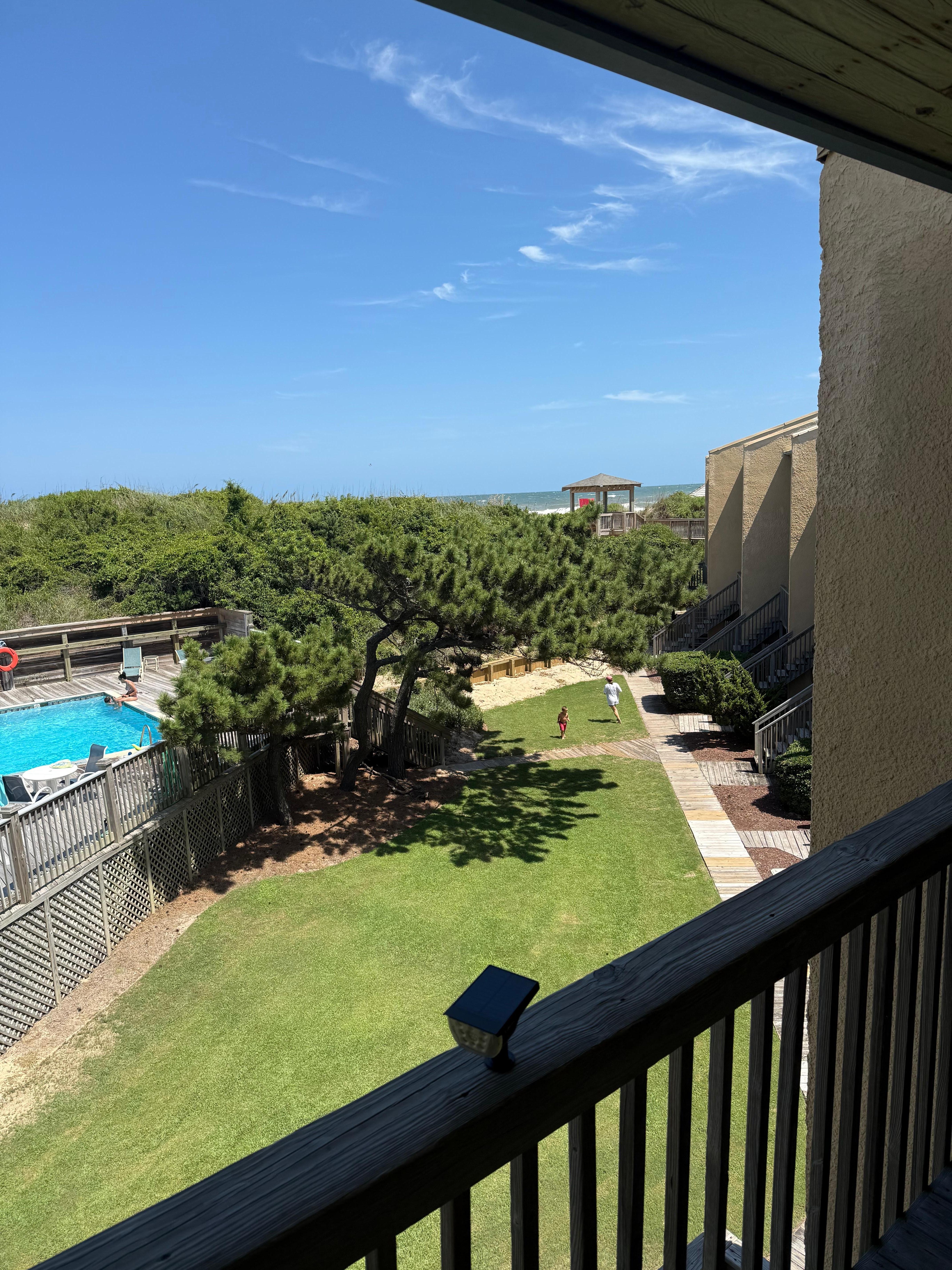 View from the master deck