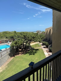 View from the master deck