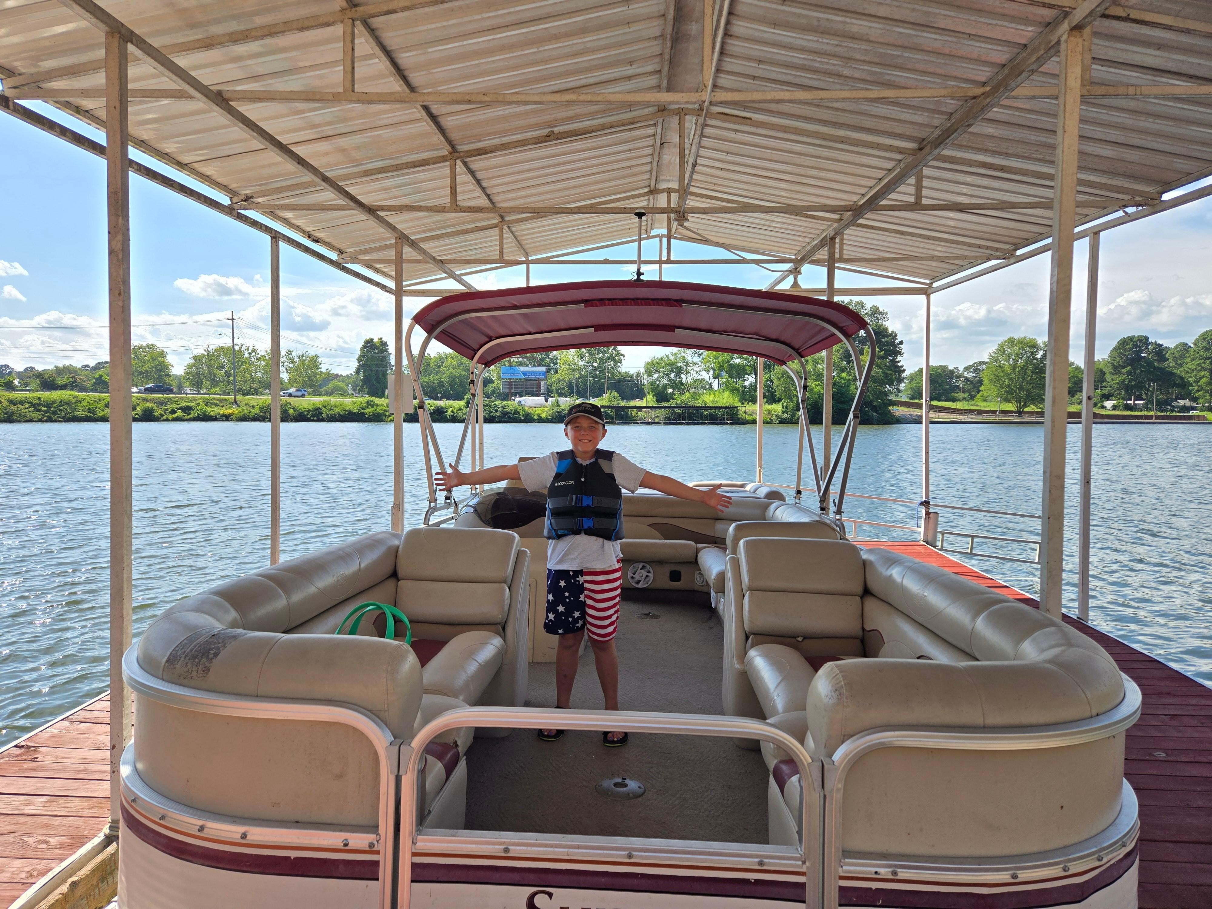Woohoo! We are going boating!