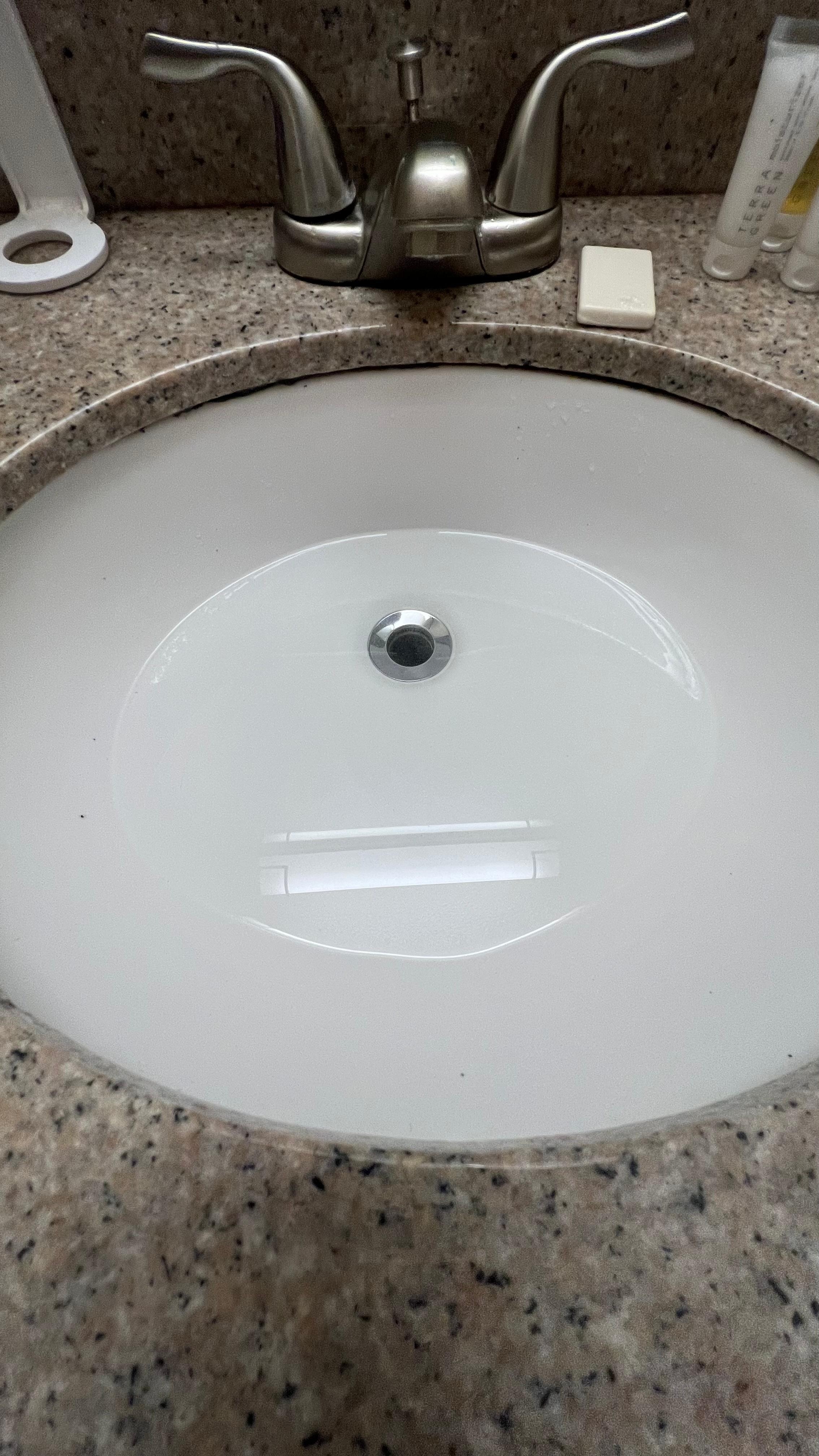 El lavamamos estaba tupido