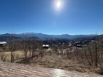 View from the main floor balcony