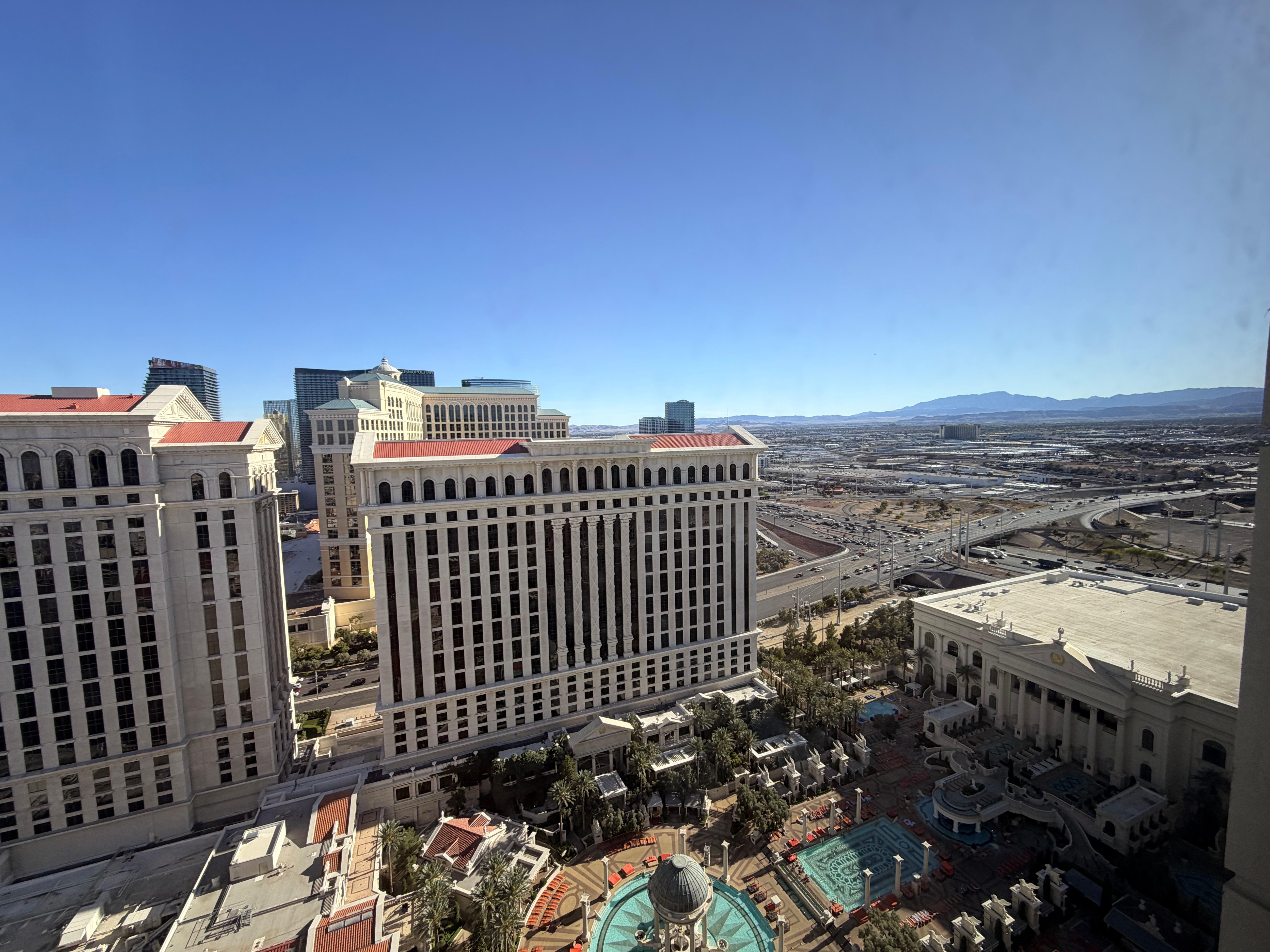 View from the room, floor 25! 