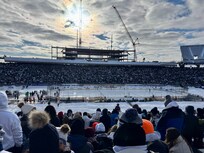 First ever outdoor Penn State hockey game.