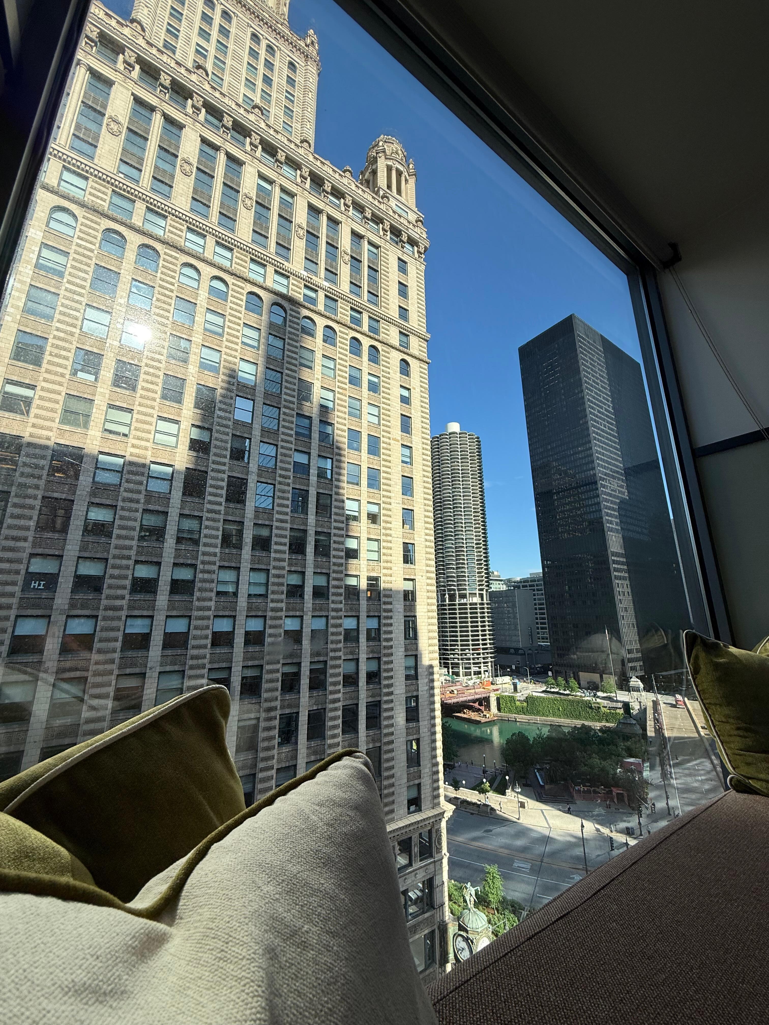 The view in the day time.