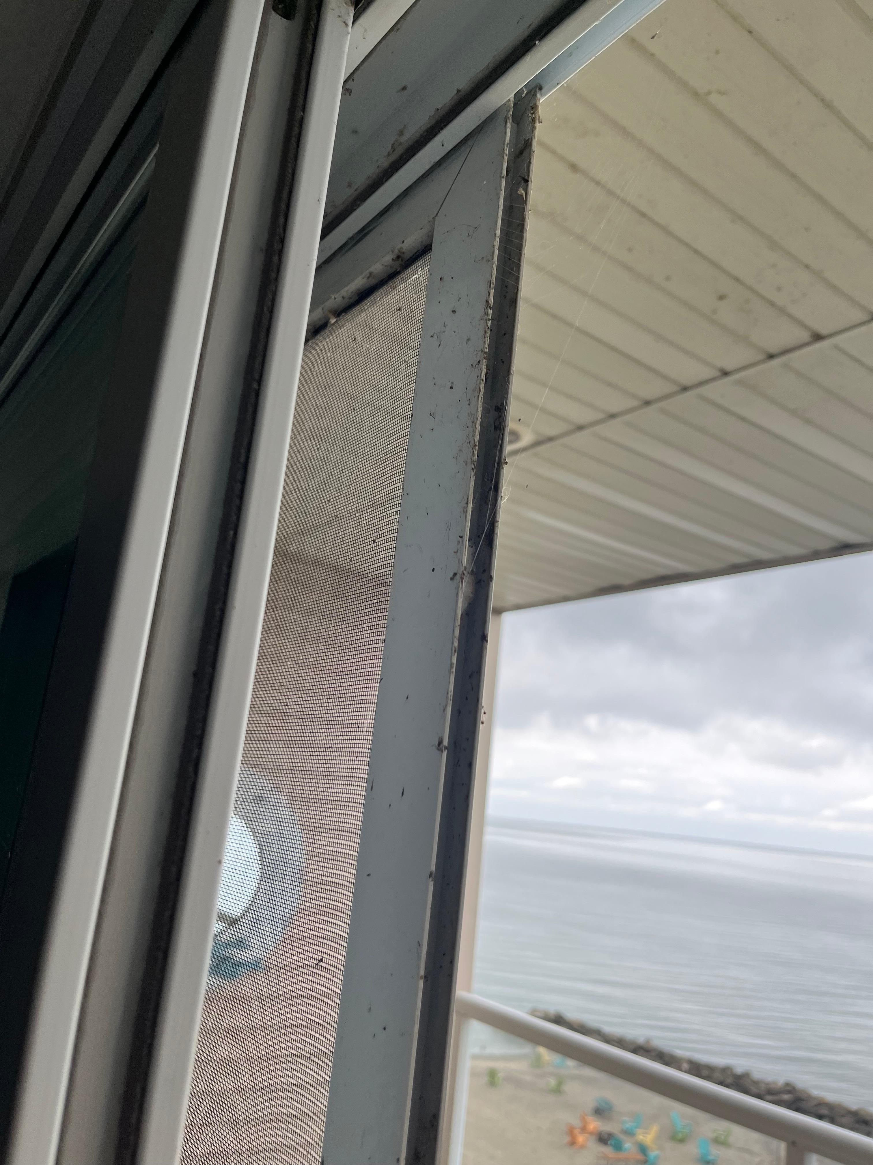 Balcony and doorwall