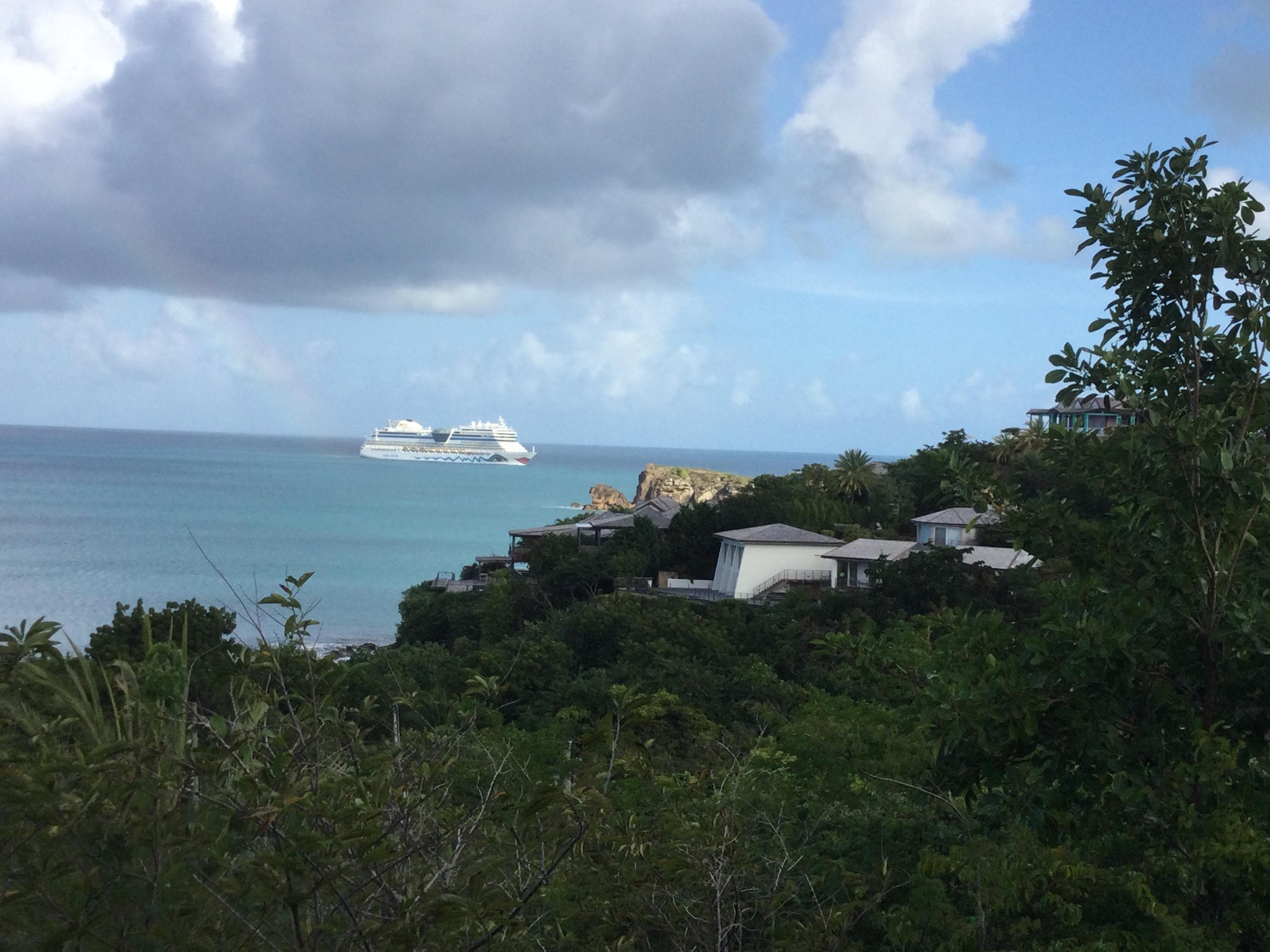 Balcony view looking west