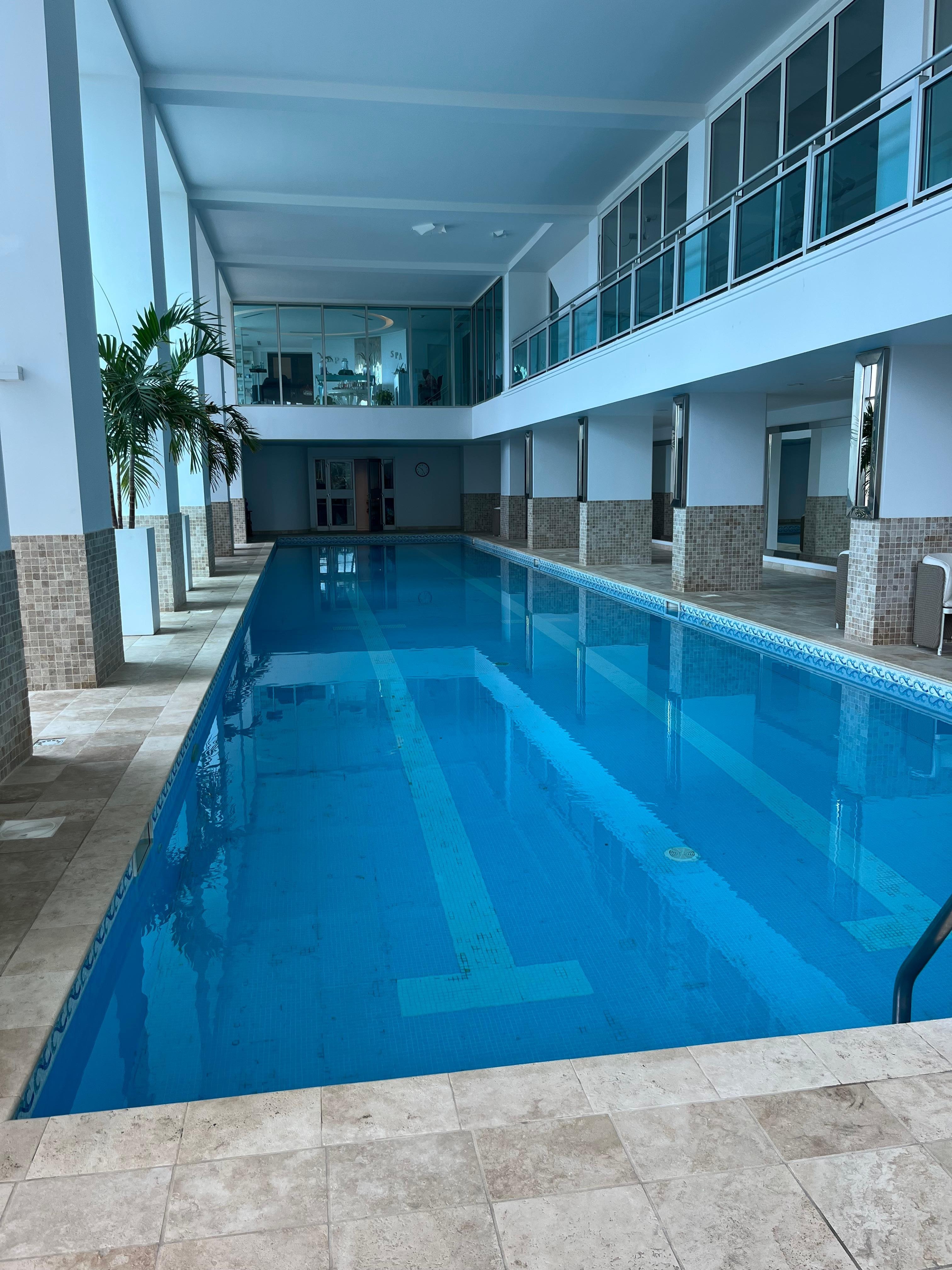 Indoor lap pool