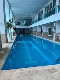 Indoor lap pool