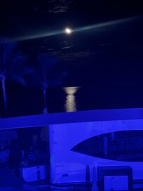 Oceanfront at nightly bash party