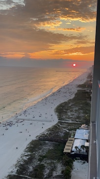 Sunset from the balcony