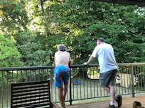 View from the huge deck