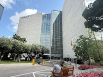 Front approach.