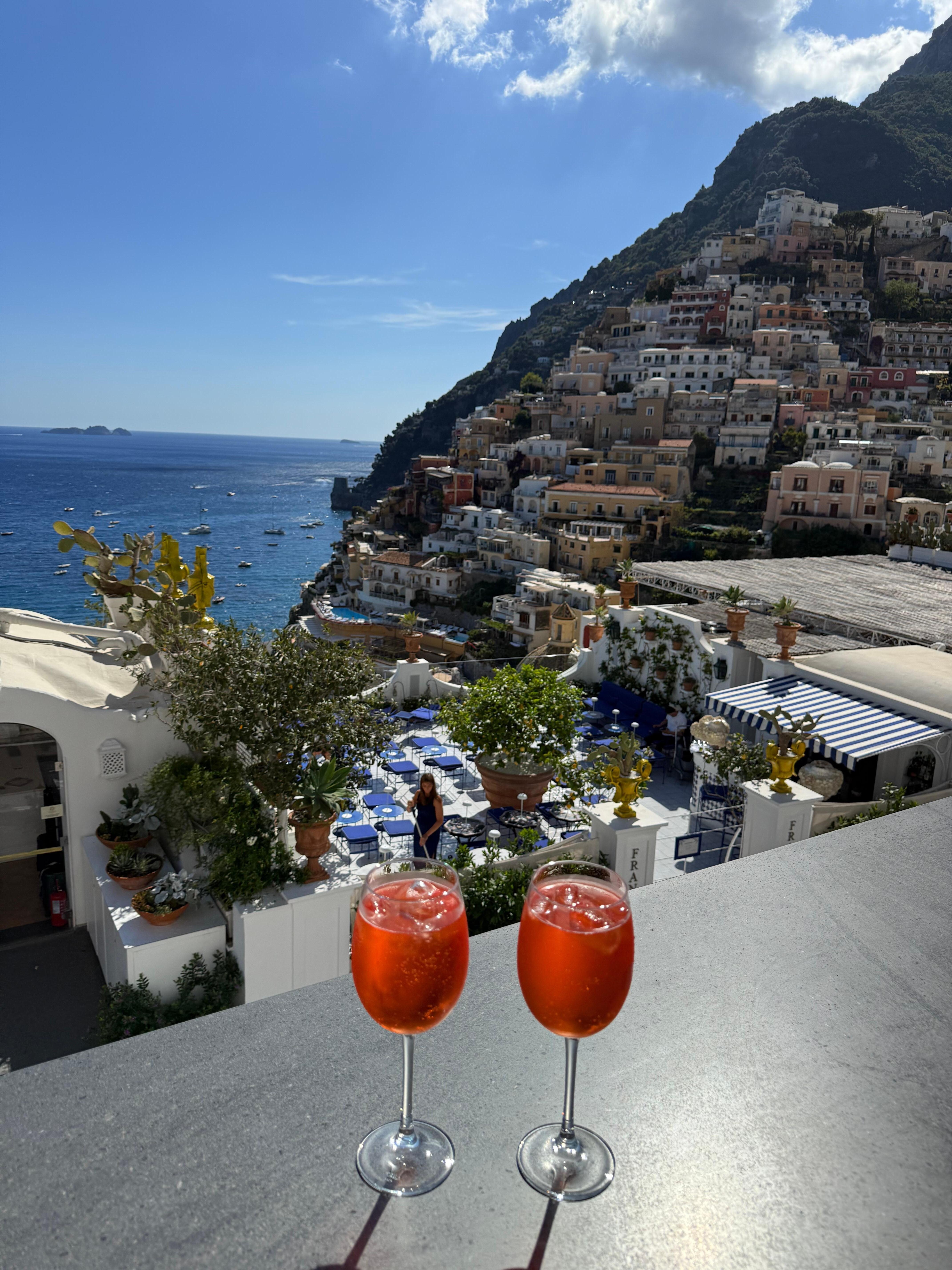 Beautiful view from our terrace. 