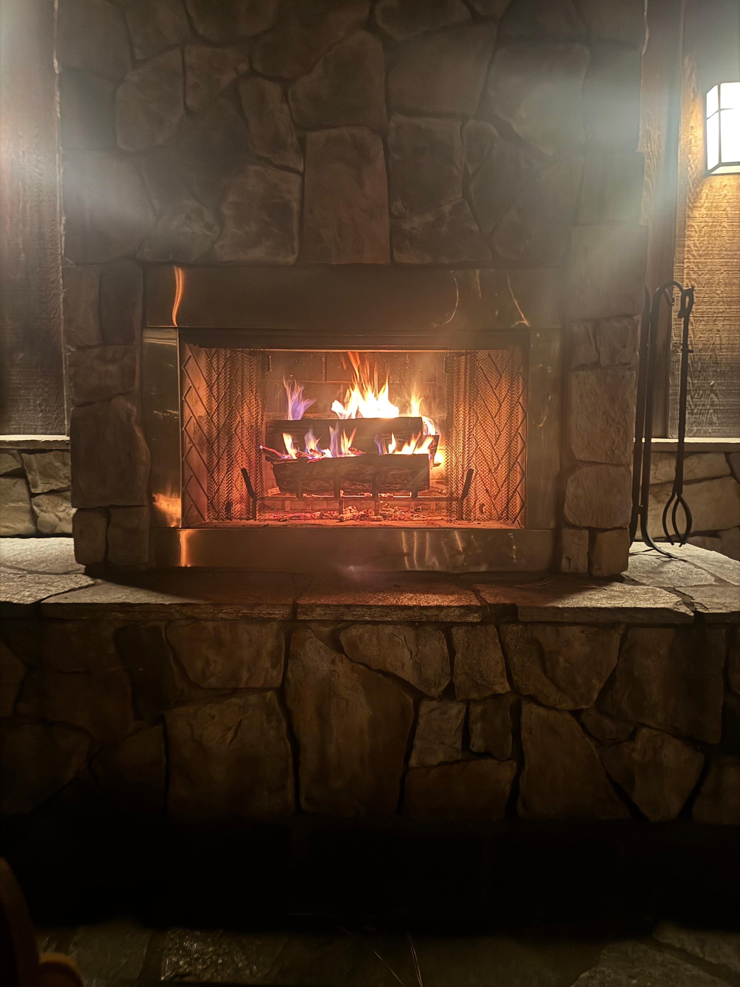 Out door fireplace 