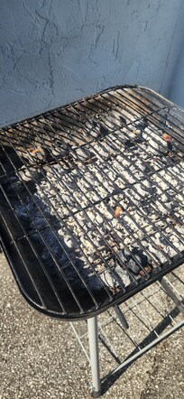 Unclean grill