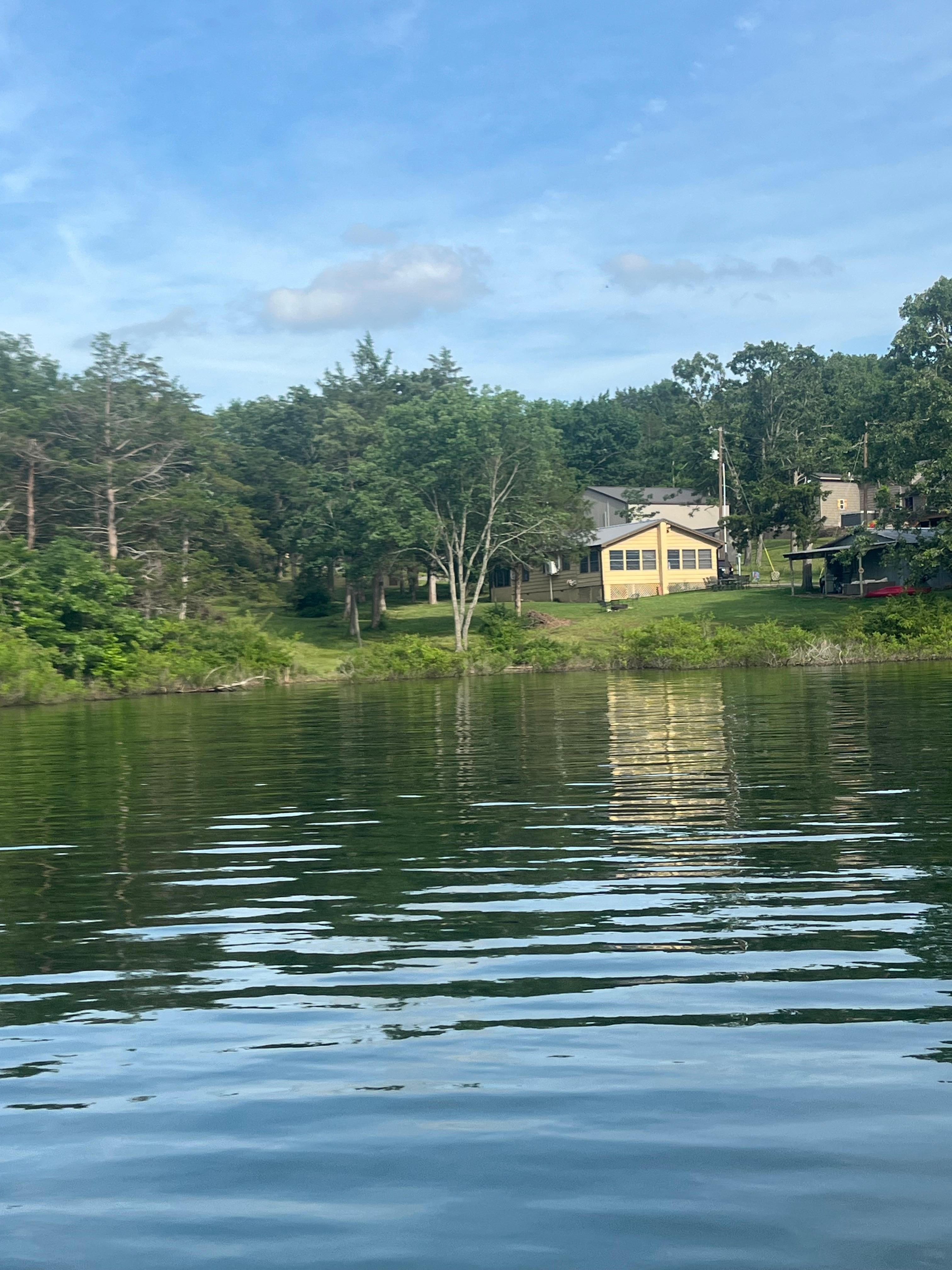 View from paddleboard 