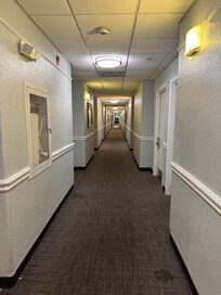 Pasillo de las habitaciones