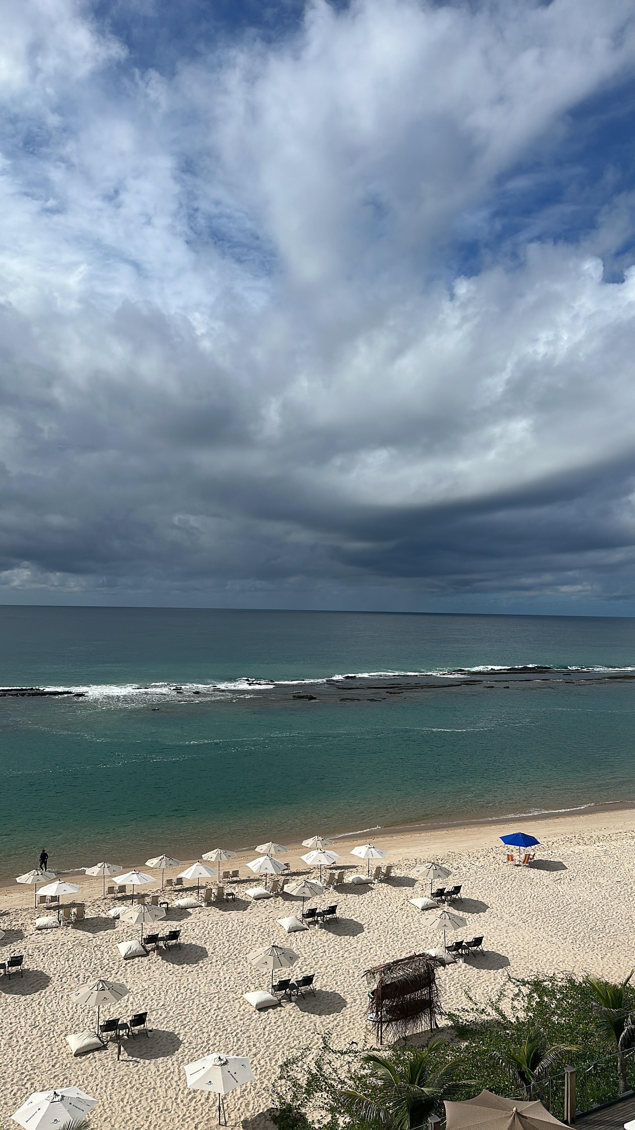 Vista da varanda do quarto de 