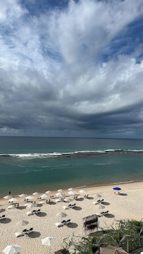 Vista da varanda do quarto de