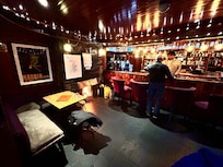 the bar in the hotel