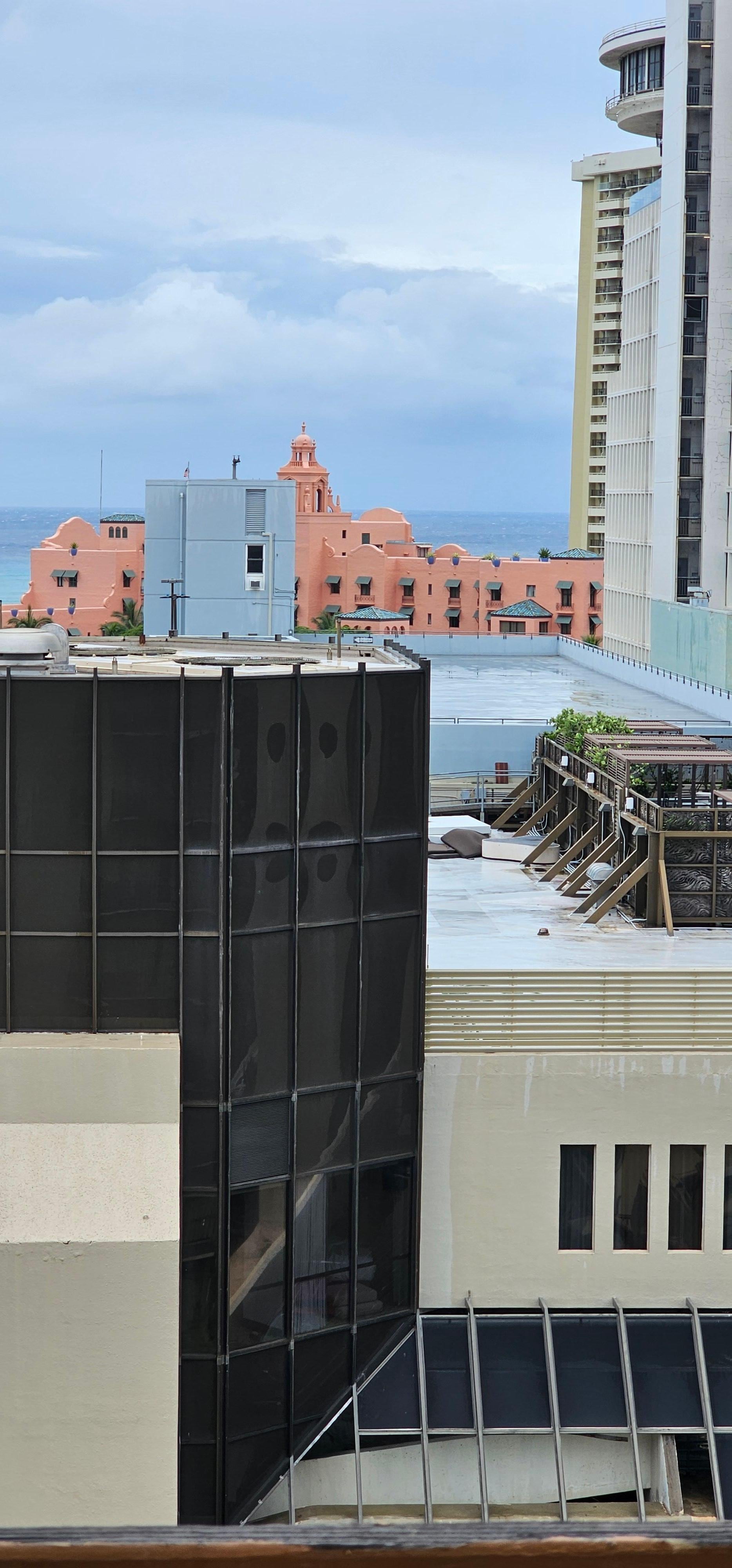 The view is beautiful 