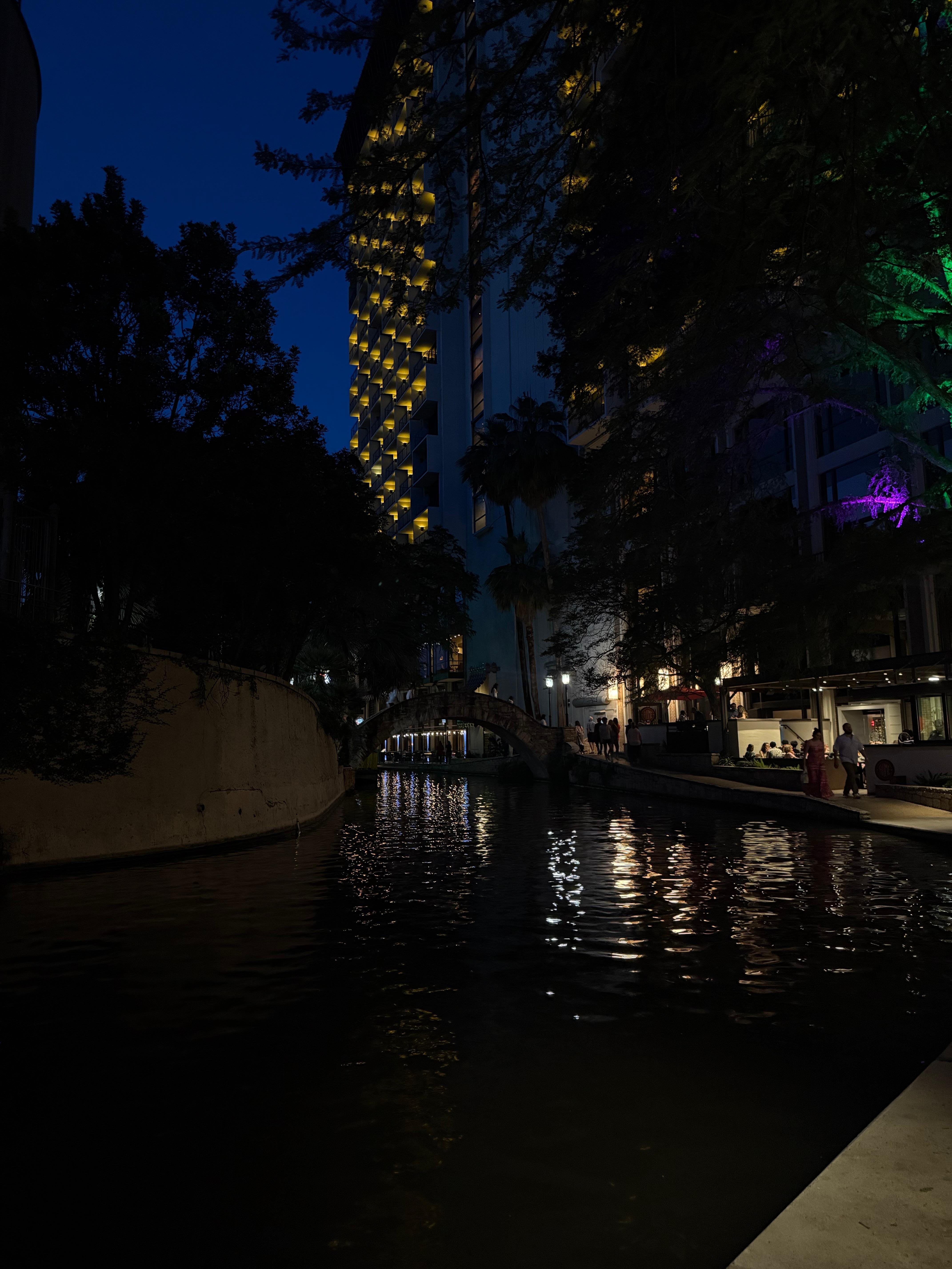 The hotel view of the river