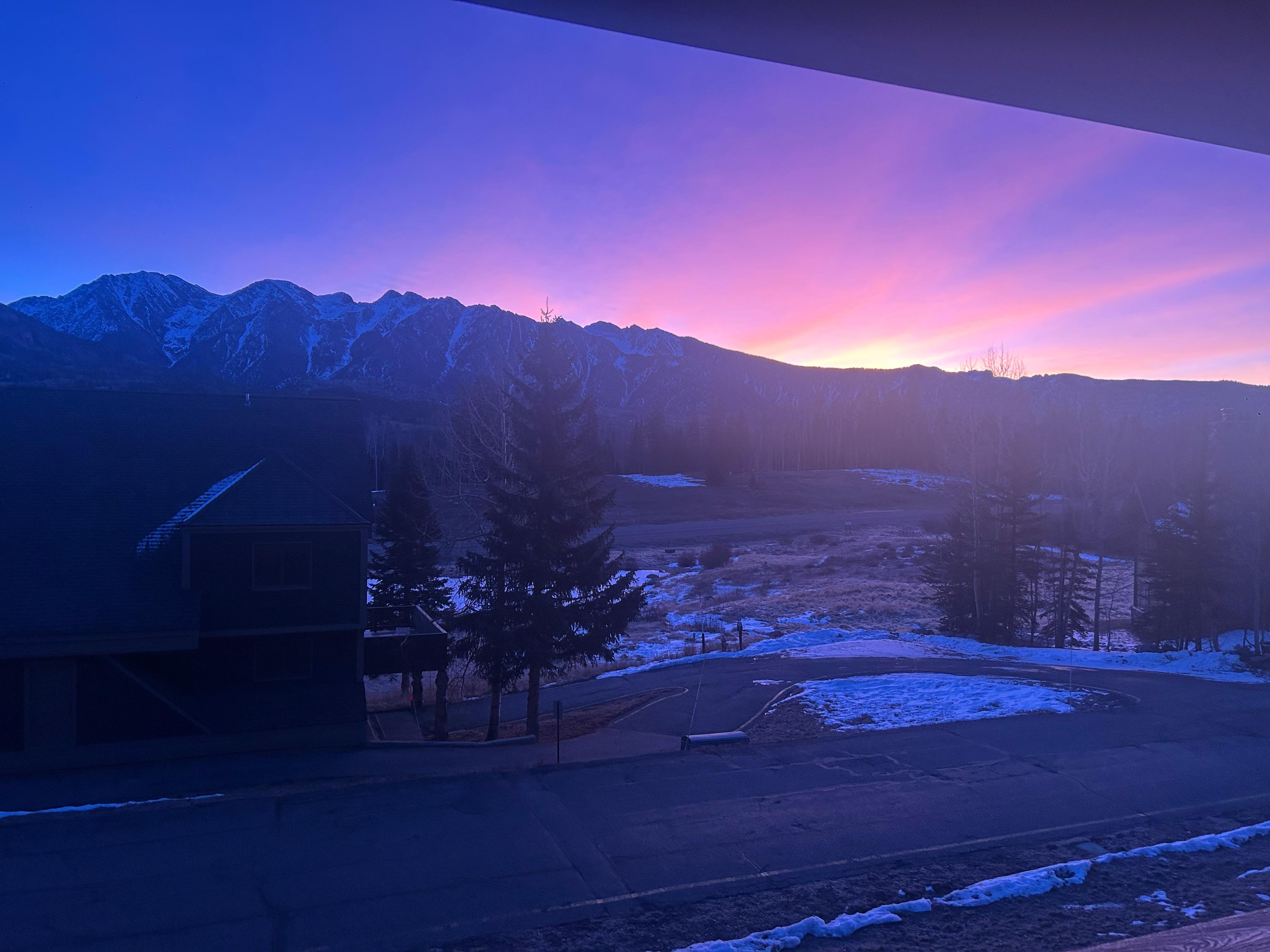 Beautiful morning view